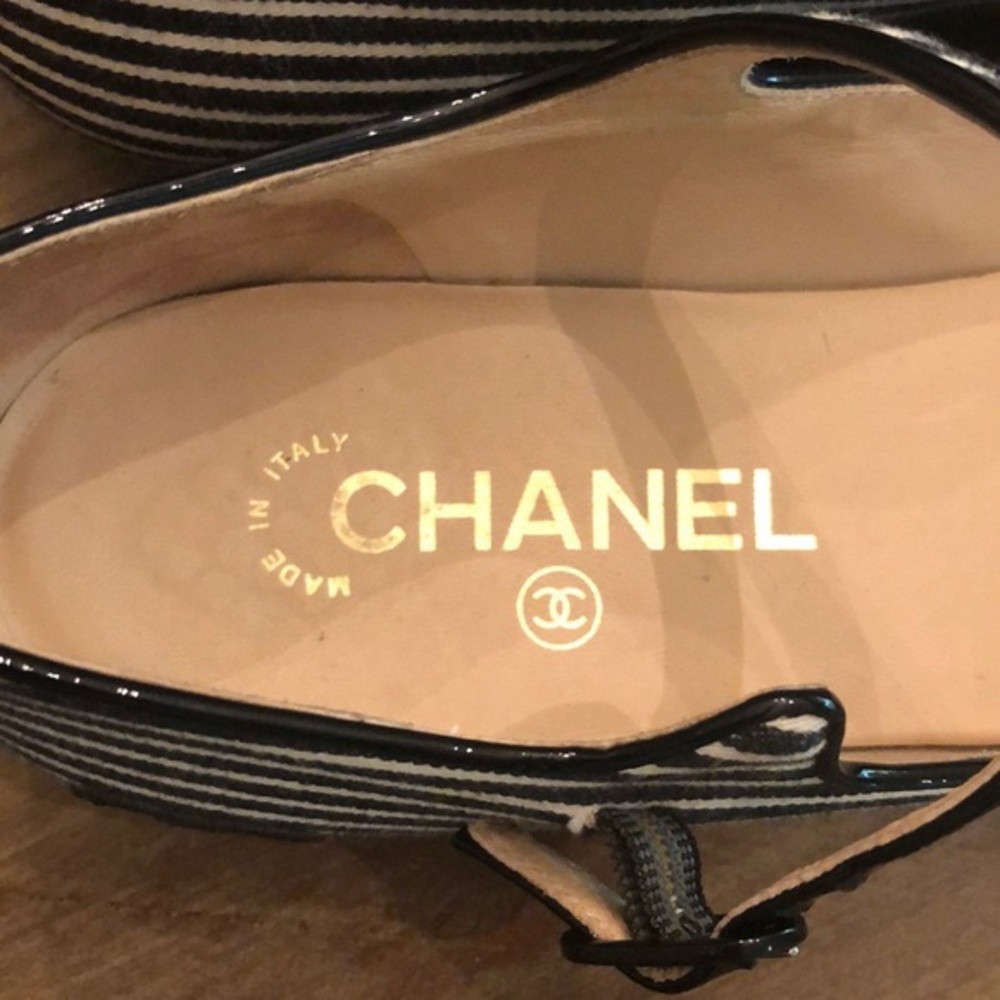 🔖SOLD🔖 EUC! Chanel Mary Jane Flats 39 - Picture 12 of 15